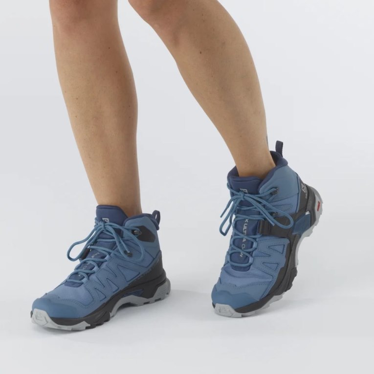 Botas Montaña Salomon X Ultra 4 Mid GTX Mujer Azules | MX GWHR195